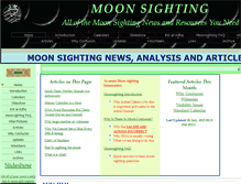 Tablet Screenshot of islamicmoon.com